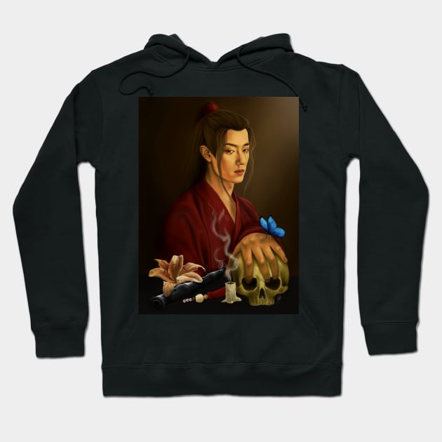 Wei Wuxian - Vanitas portrait Hoodie by dangerbeforeyou